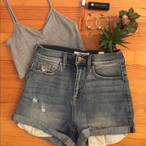 SP Black high waisted shorts size small